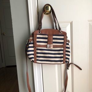 💛Chaps Stripped Crossbody/Top Handles Bag💛